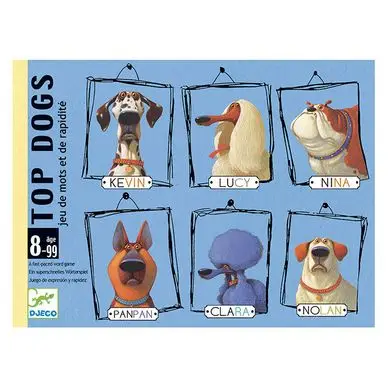 Jeux de cartes Top Dogs - Djeco Jusqu'à Épuisement Des Stocks
