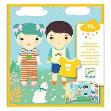 Vente Directe Stickers des petits Les habits - Djeco