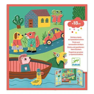 Jusqu'à Épuisement Des Stocks Stickers des petits Les animaux - Djeco