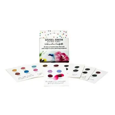 Carte nuancier d'aquarelle Set Confetti - Daniel Smith Promotion Saisonnière