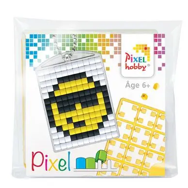 Top Vente Kit créatif Pixel porte-clé 4 x 3 cm - Emôticone - Pixel Hobby