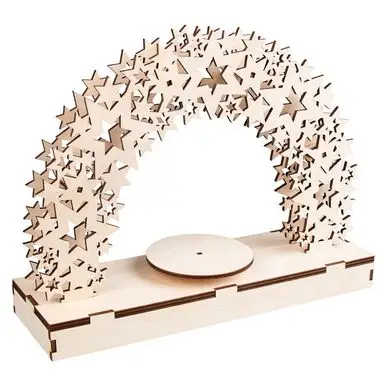 Quantité Limitée Kit 3D à monter Étoiles + Plateau tournant - Rayher