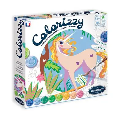Réduction Peinture par numéro Colorizzy Licornes - Sentosphère