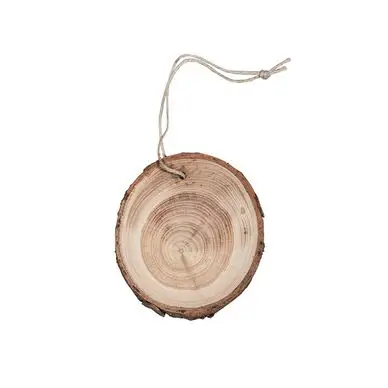 Super Prix Disques de bois à suspendre Ø 6,5 à 7,5 cm 4 pcs - Rayher