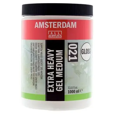 Produit De Marque Gel Medium Acrylique Extra Épaississant 021 Brillant 1 L - Talens