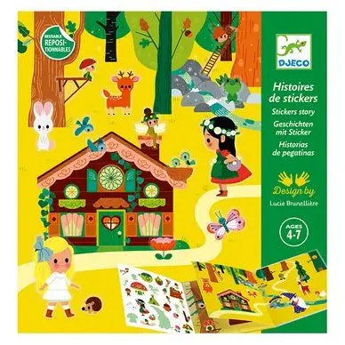 Retour Gratuit Stickers La forêt magique - Djeco