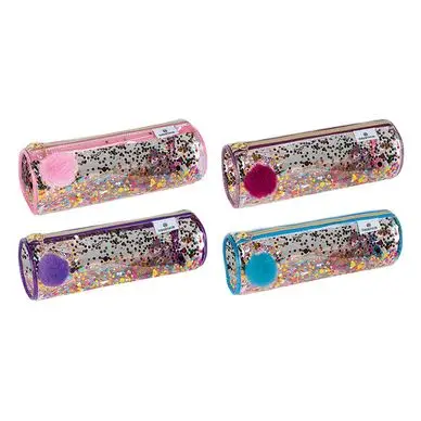 Trousse ronde Confettis 22 x 6 cm - Editions Oberthur Nouvel Arrivage