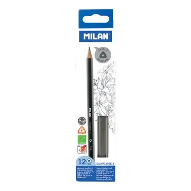 Nouvelle Collection Crayons graphite triangulaires H 12 pcs - MILAN