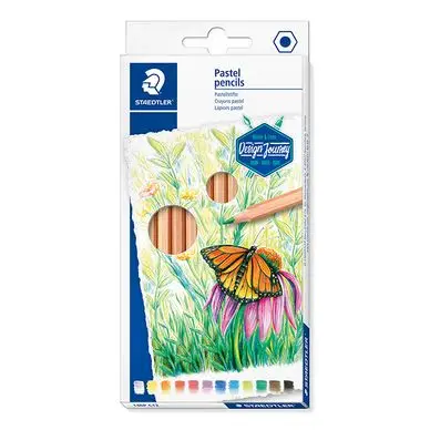 Crayon de couleur pastel Design Journey Étui de 12 pcs - Staedtler Nouveauté