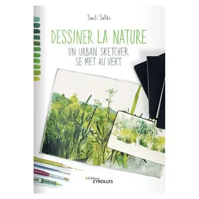 Marque Livre Dessiner la nature - Eyrolles
