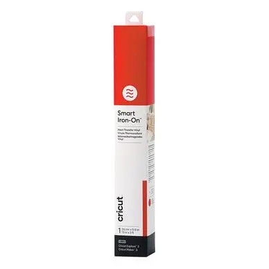 Dernier Modèle Thermocollant Smart Iron-On 33 x 91 cm Rouge - Cricut