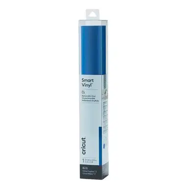Meilleure Vente Thermocollant Smart Vinyl Amovible 33 x 91 cm Bleu - Cricut