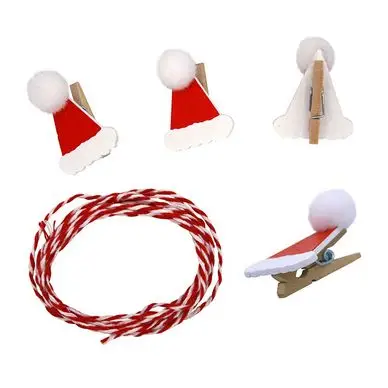 Prix Promo Pince à linge Bonnet de noël 10 pc - CTOP