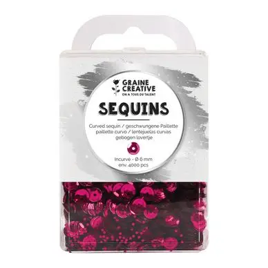 Prix Cassé Sequin incurvé 4000 pcs - Graine Créative
