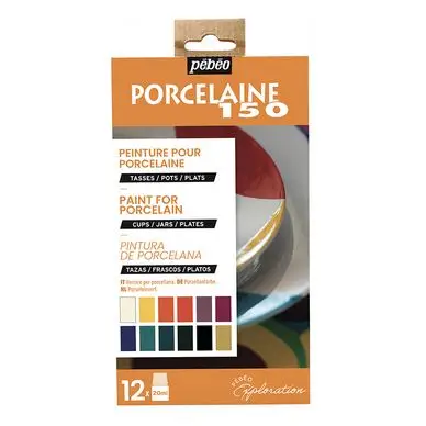 Usine Directe Peinture Porcelaine 150 set Exploration n°1 12 x 20 ml - Pébéo