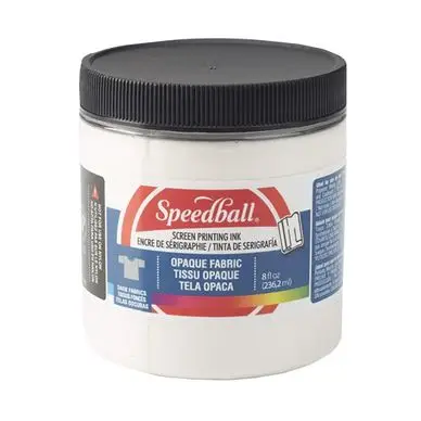 Encre Sérigraphie Tissus Opaque 236 ml Blanc - Speedball Quantité Limitée