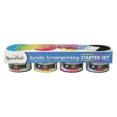 Encre Sérigraphie Acrylique 118 ml 4 couleurs - Speedball Jusqu'à Épuisement Des Stocks