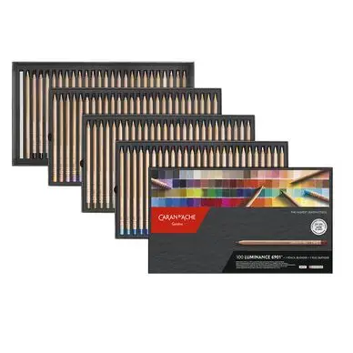 Crayon de couleur Luminance 6901 Boîte 100 pcs - Caran d'Ache Offre Limitée