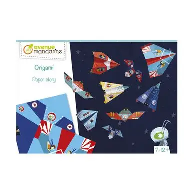 Boîte créative Origami avions fusées - Avenue Mandarine Promotion