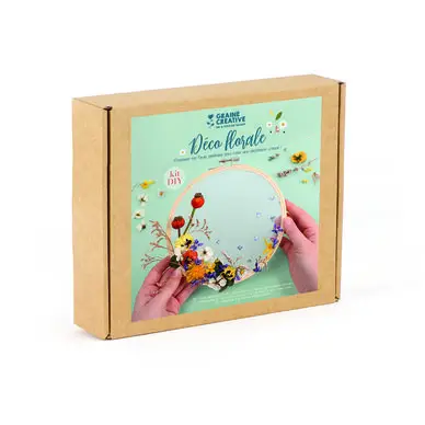 Achat Immédiat Kit Décoration en fleurs séchées - Graine Créative
