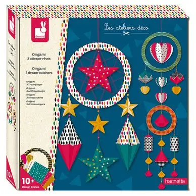 Kit créatif Origami Attrape-rêves - Janod Meilleur Choix