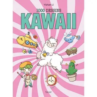 Livre 1000 dessins kawaï - Éditions Vigot Meilleur Prix