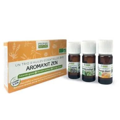 Paiement Sécurisé Aroma’Kit Zen 3 Huiles essentielles Bio - Propos'Nature
