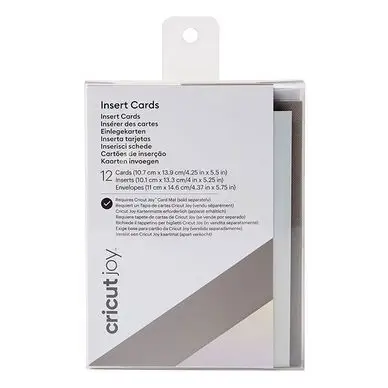 Kit carterie Holographique gris et argent à personnaliser - Cricut Certifié