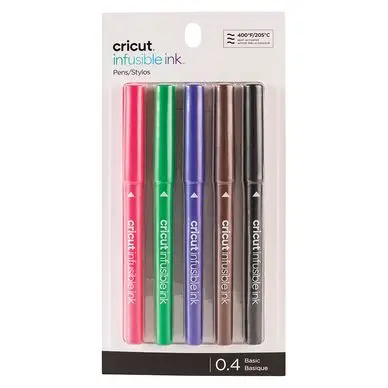 Certifié Stylos Infusible Ink 5 pcs Pointe fine 0.4 mm - Cricut