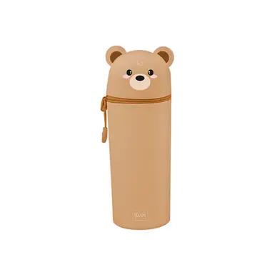 Bon Marché Trousse 2 en 1 Silicone Souple Kawaï Teddy Bear - Legami