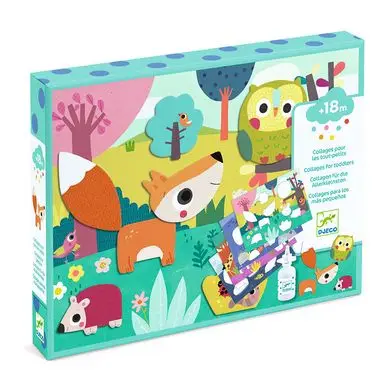 Dernière Chance Autocollants Coffret collage pour tout petits - Djeco