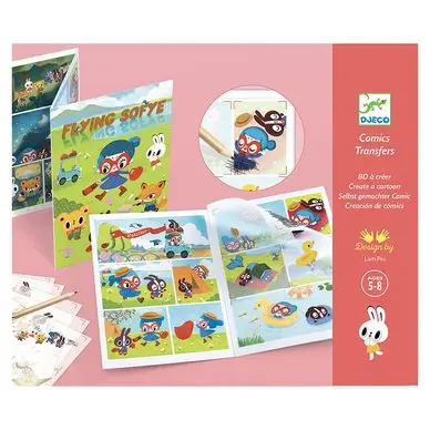 Offre Limitée Pochette dessin décalcomanies Flying Sofye - Djeco