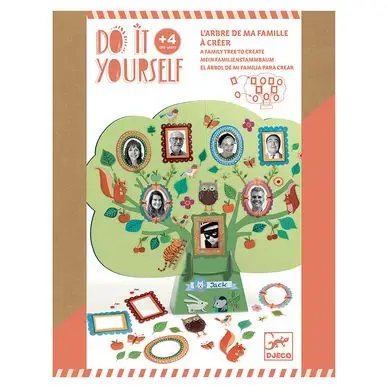 Mosaïques & Stickers DIY Ma Famille - Djeco Commander Maintenant