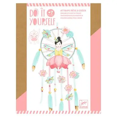 DIY À créer Attrape-rêve Fée Lotus - Djeco Populaire