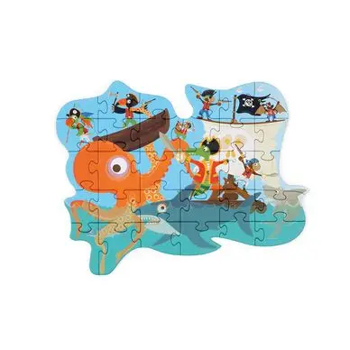 Soldes Puzzle Contour 30 x 21 cm 29 pcs Pirate - Scratch
