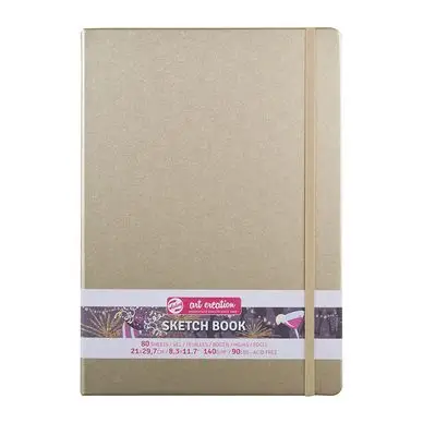 Prix Réduit Carnet de croquis Or blanc 140 g/m² 80 feuilles - Artcreation