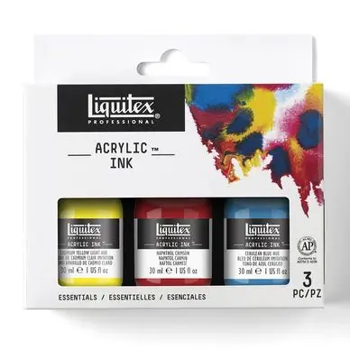 Super Prix Encre acrylique Set Primaires ink! 3 x 30 ml - Liquitex