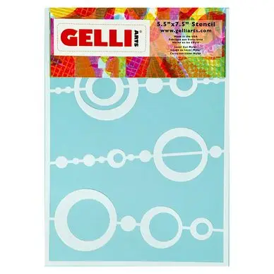Pochoir Perles pour Impression 12.7 x 17.8 cm - Gelli Arts Seulement Aujourd'hui
