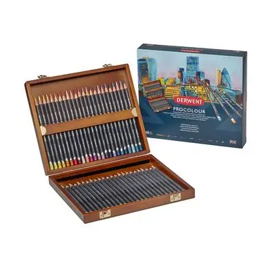 Crayon de couleur Procolour Coffret bois 48 pcs - Derwent Dernière Chance