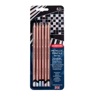Solde Crayon de couleur Metallic Couleurs pastel 6 pcs - Derwent