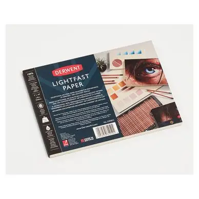 Bloc de papier 100 % Coton Ligthfast 300 g/m² 20 Feuilles - Derwent Quantité Limitée