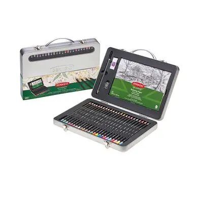 Crayon de couleur Valisette 28 crayons + accessoires - Derwent Achetez Aujourd'hui