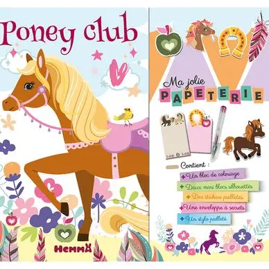 Prix Choc Kit Ma jolie papeterie Poney club - Hemma