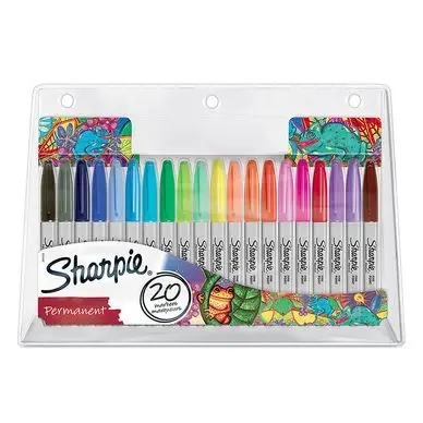 Marqueur Permanent Pointe Fine Édition limitée Pochette de 20 - Sharpie Petit Prix