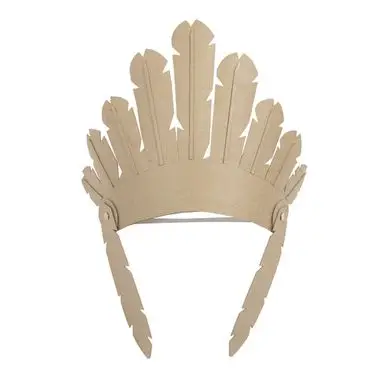 Coiffe d'indien pour enfant 28 x 10 x 21 cm - Décopatch Seulement Aujourd'hui