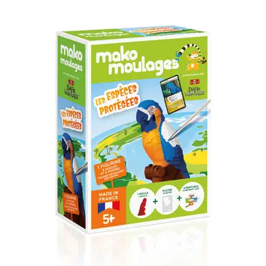 Offre Exclusive Atelier de moulage Mes espèces protégées Ara bleu - mako moulages
