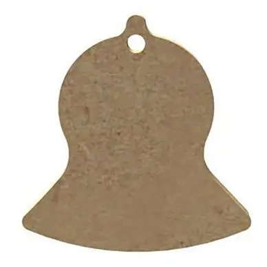 Support en médium Cloche 5 x 5 cm - Aladine Bon Marché