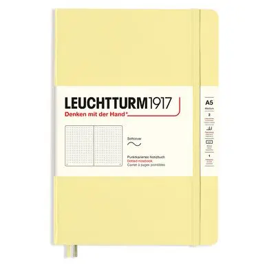 Carnet de notes page Pointillé A5 Couverture souple Smooth Colours - Leuchtturm1917 Expédié Aujourd'hui