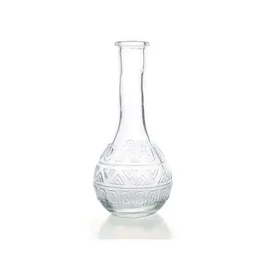 Vase en verre transparent 7.5 x 15.8 cm Amsterdam - Graine Créative Jusqu'à Épuisement Des Stocks