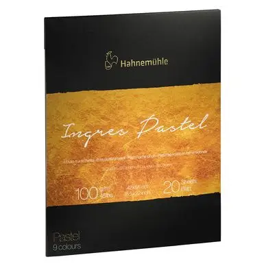 Bloc de papier Ingres Pastel 100 g/m² The Collection 9 couleurs 20F - Hahnemühle Acheter Direct